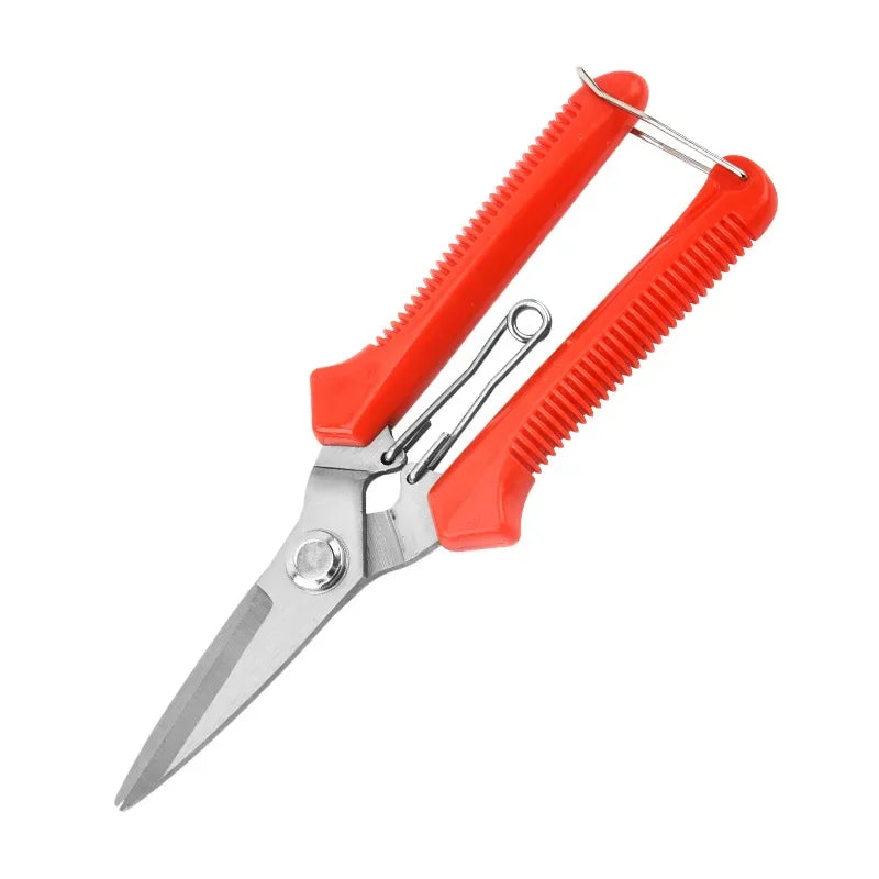 1 Set Non-Slip Labor-Saving Garden Pruning Shears - Flower Branch Cutters & Fruit Vegetable Scissors for Home Gardening