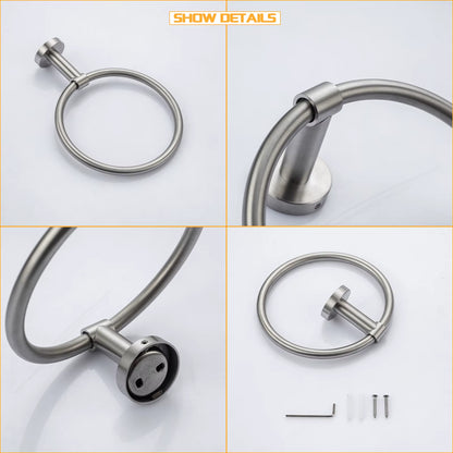 Bathroom Hardware Set Bathroom Accessories Black Robe Hook Towel Rail Bar Rack Bar Shelf Tissue Paper Holder Toothbrush Holder