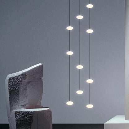 Minimalist Chandelier Villa Revolving Staircase Pendent Lamp Hotel Hall Hanging Lamp for Ceiling Lamps Nordic Hanging Chandelier