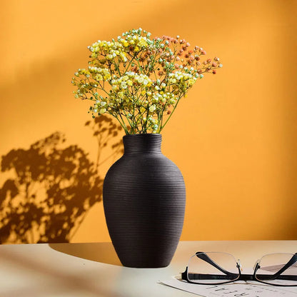 Ceramic Vase for Home Decor Nordic Flower Pot Home Living Room Decoration Flower Vase Cachepot for Flowers Modern for Interior