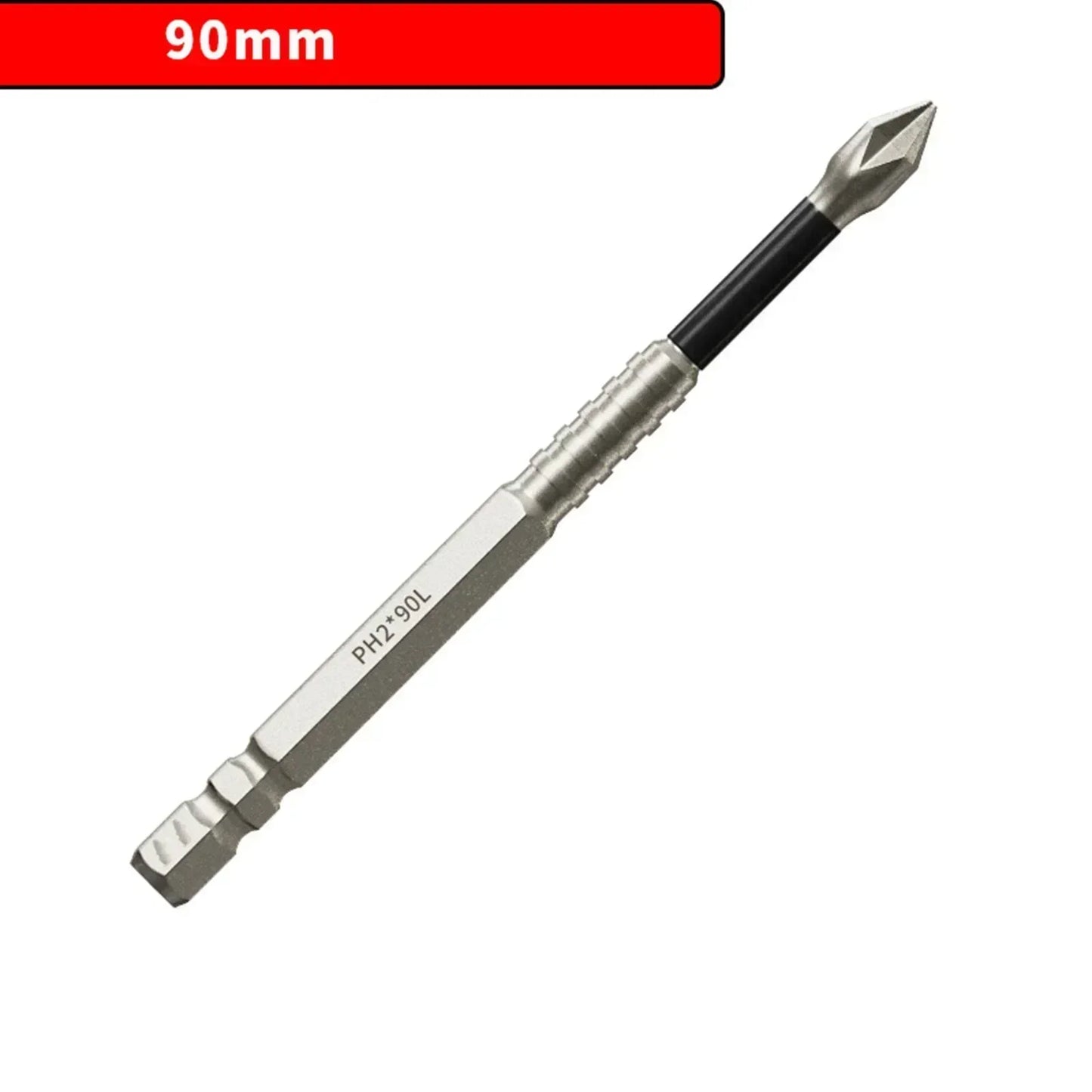 1Pc Magnetic Screwdriver Bit Alloy Steel Anti-Slip Long Drill Bits 1/4 Hex Shank PH2 Head Screwdriver Bit Hand Tools 25-150Mm