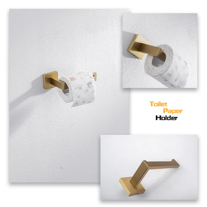 Bathroom Hardware Set Bathroom Accessories Black Robe Hook Towel Rail Bar Rack Bar Shelf Tissue Paper Holder Toothbrush Holder