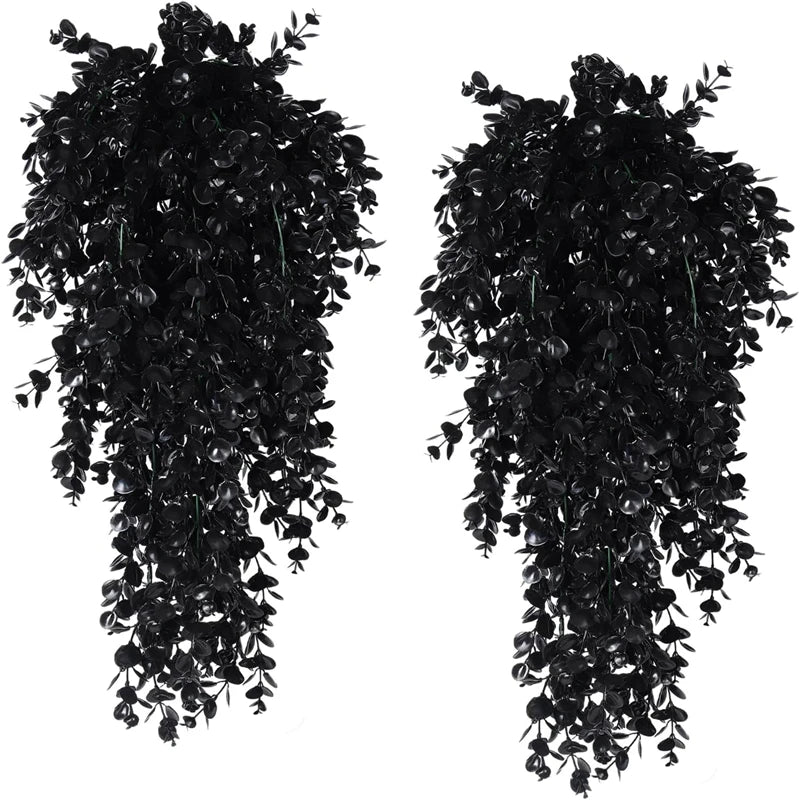 Planta decorativa artificial pendente para decoração de Natal, ideal para usar com iluminação decorativa