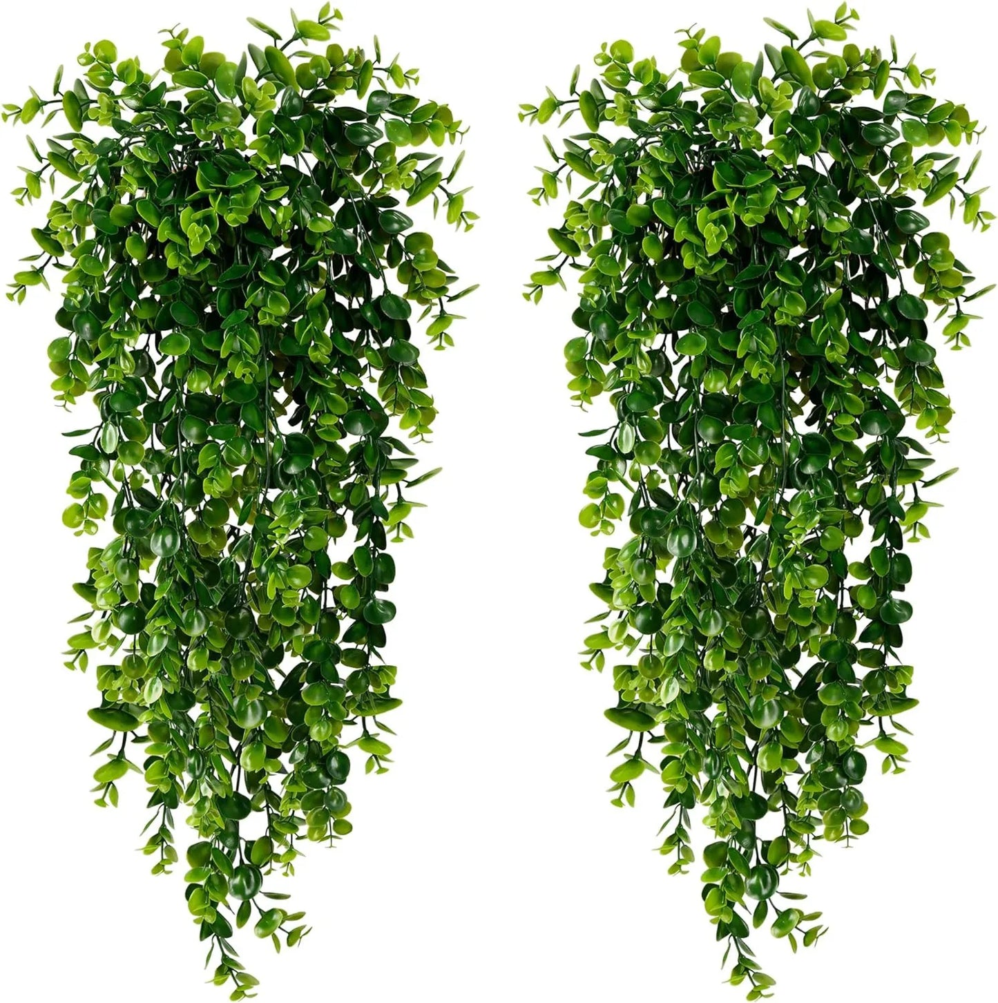 Planta decorativa artificial pendente para decoração de Natal, ideal para usar com iluminação decorativa