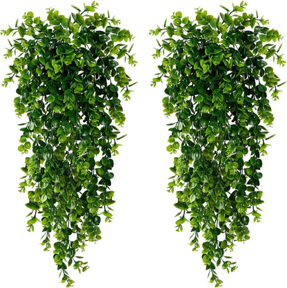 Planta decorativa artificial pendente para decoração de Natal, ideal para usar com iluminação decorativa