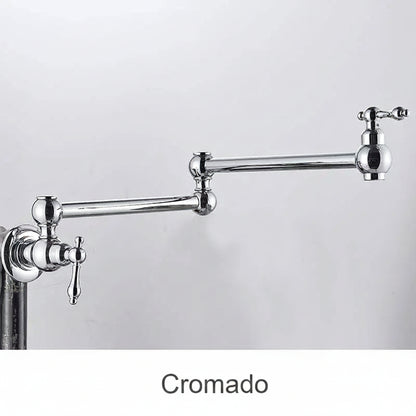 Torneira de Parede Articulada para Cozinha e Casa de Banho