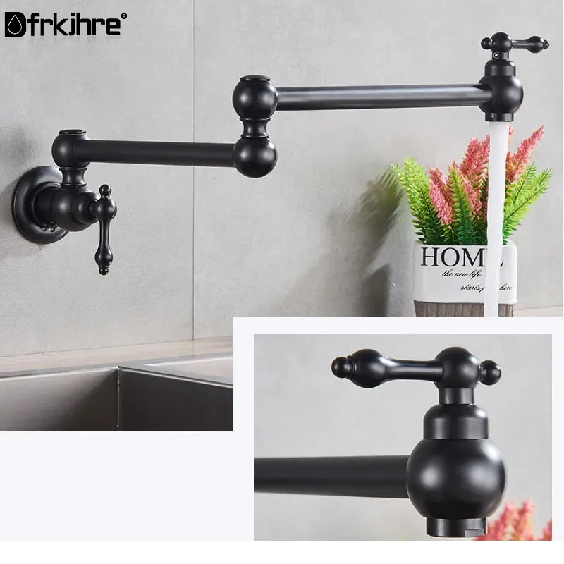 Torneira de Parede Articulada para Cozinha e Casa de Banho