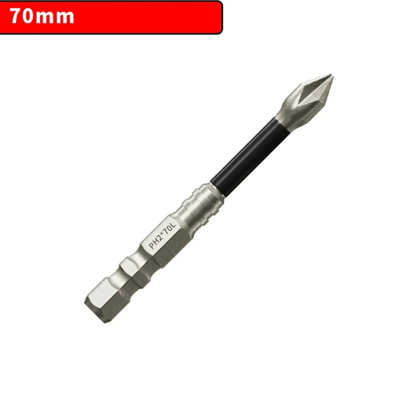 1Pc Magnetic Screwdriver Bit Alloy Steel Anti-Slip Long Drill Bits 1/4 Hex Shank PH2 Head Screwdriver Bit Hand Tools 25-150Mm