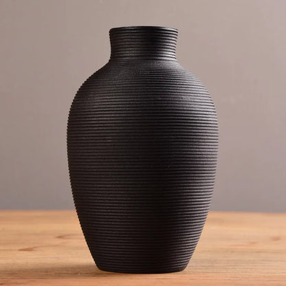 Ceramic Vase for Home Decor Nordic Flower Pot Home Living Room Decoration Flower Vase Cachepot for Flowers Modern for Interior