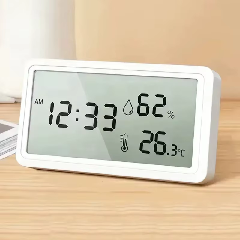 Termómetro higrómetro digital para medir temperatura e humidade em casa
