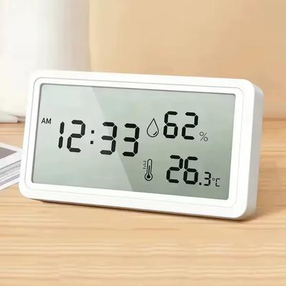 Termómetro higrómetro digital para medir temperatura e humidade em casa